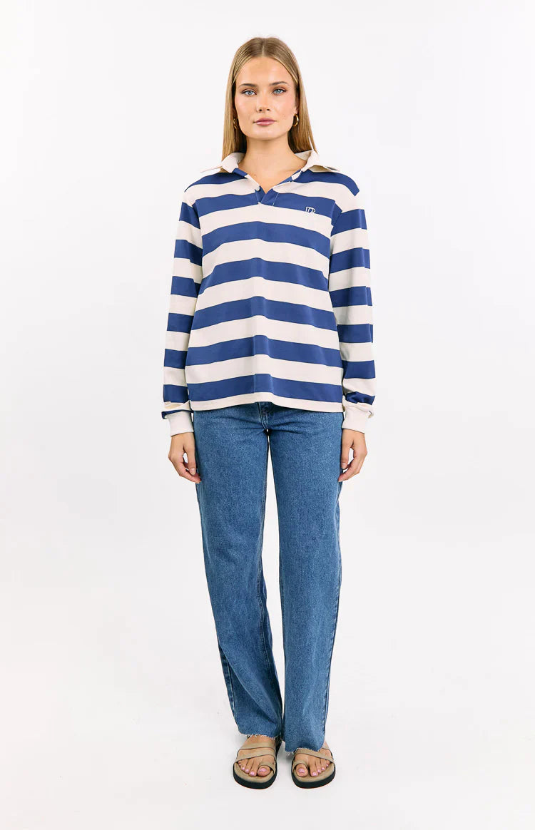 Carey Blue Striped Jersey