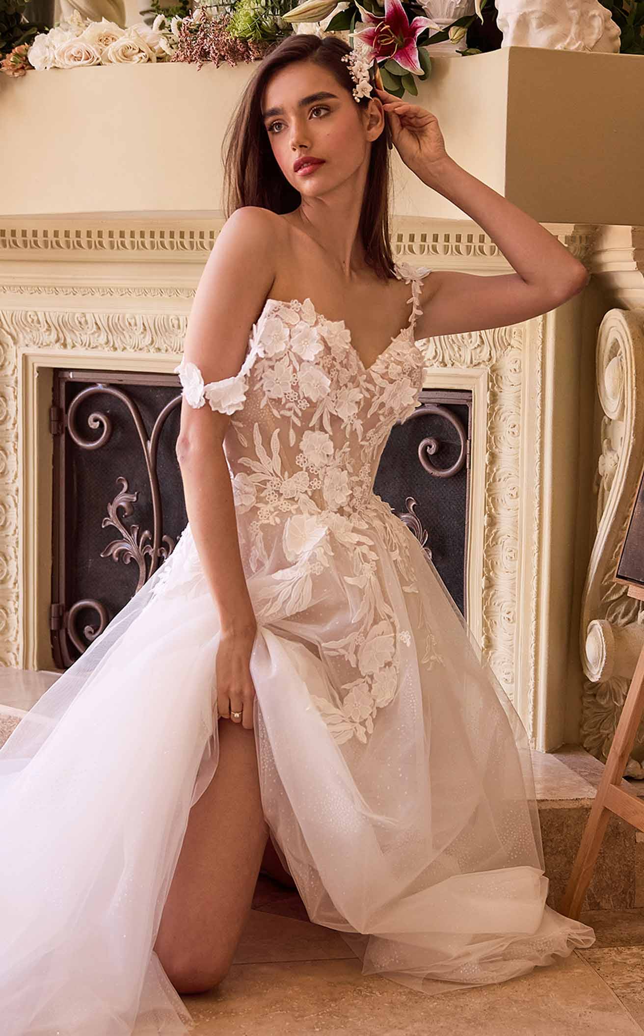 LaDivine CDS498W Dress
